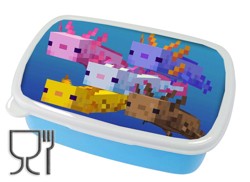 Pojemnik śniadaniowy Axolotl - Minecraft