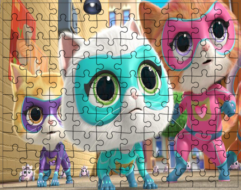 Puzzle Super Kotki