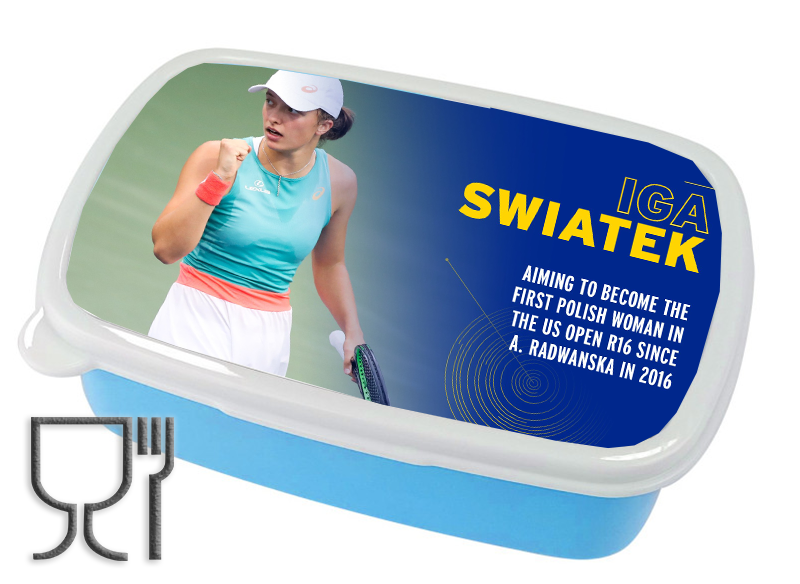 Pojemnik śniadaniowy - Lunchbox - Iga Świątek dla fana/fanki
