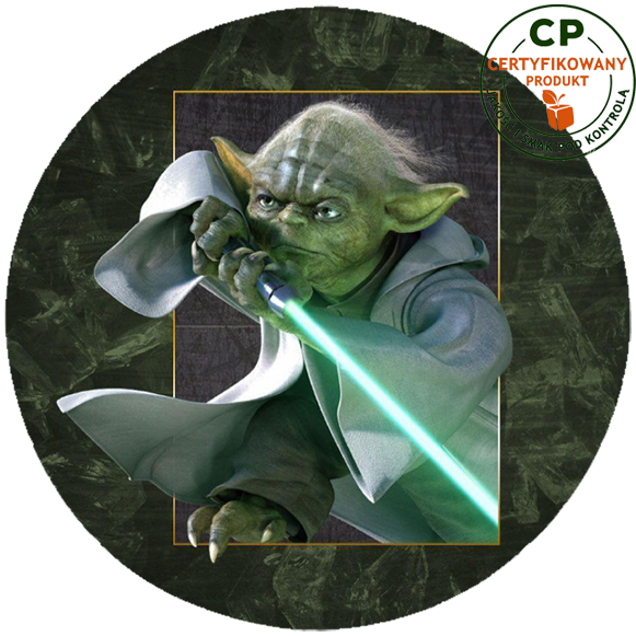 Opłatek na tort Star Wars - Yoda