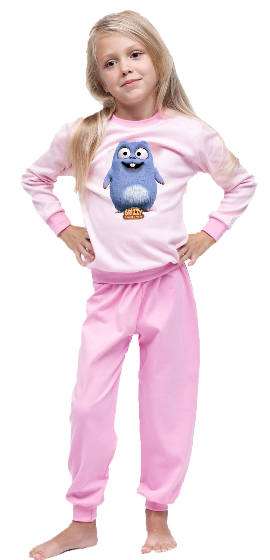 Piżama dziecięca Grizzy i Lemingi