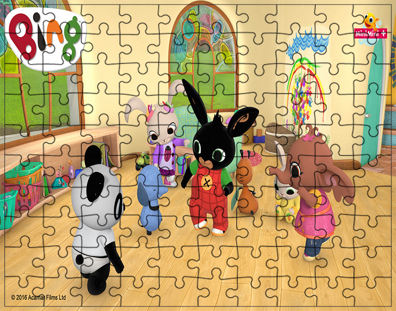 Puzzle Królik Bing