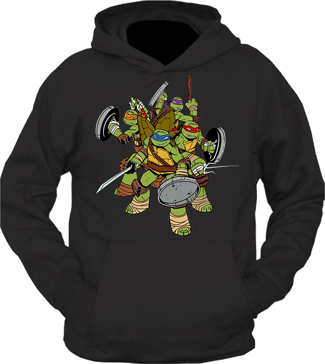 Bluza z kapturem Żółwie Ninja