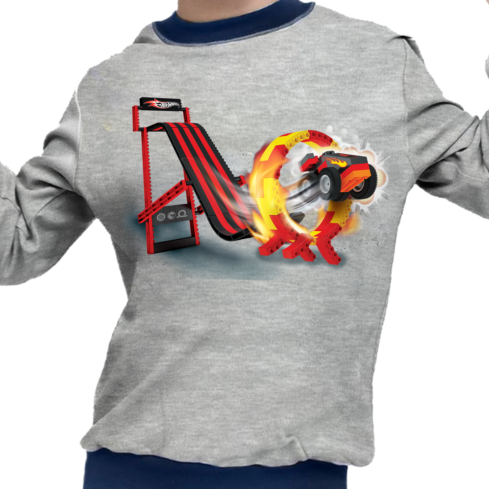 Piżama dziecięca Hot Wheels