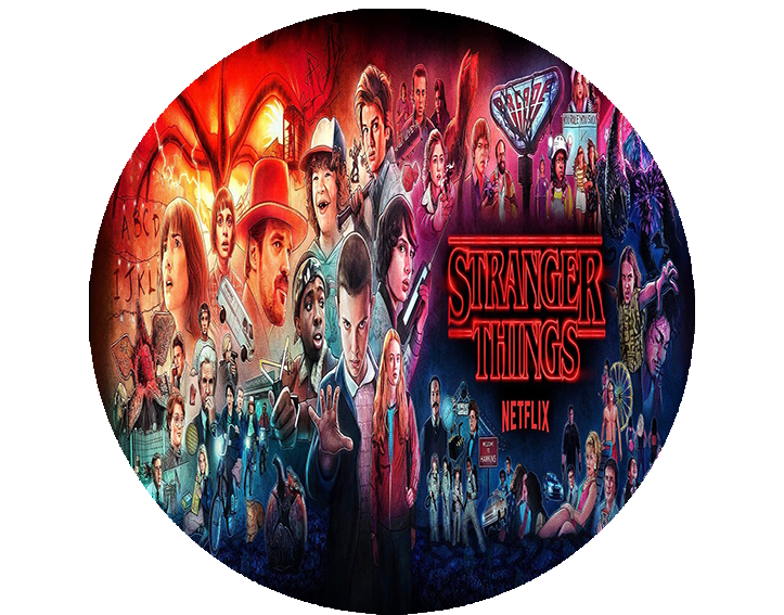 Opłatek na tort Stranger Things