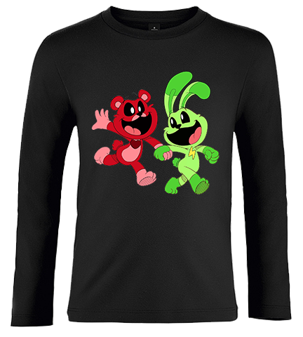 Koszulka z długim rękawem Smiling Critters - Catnap