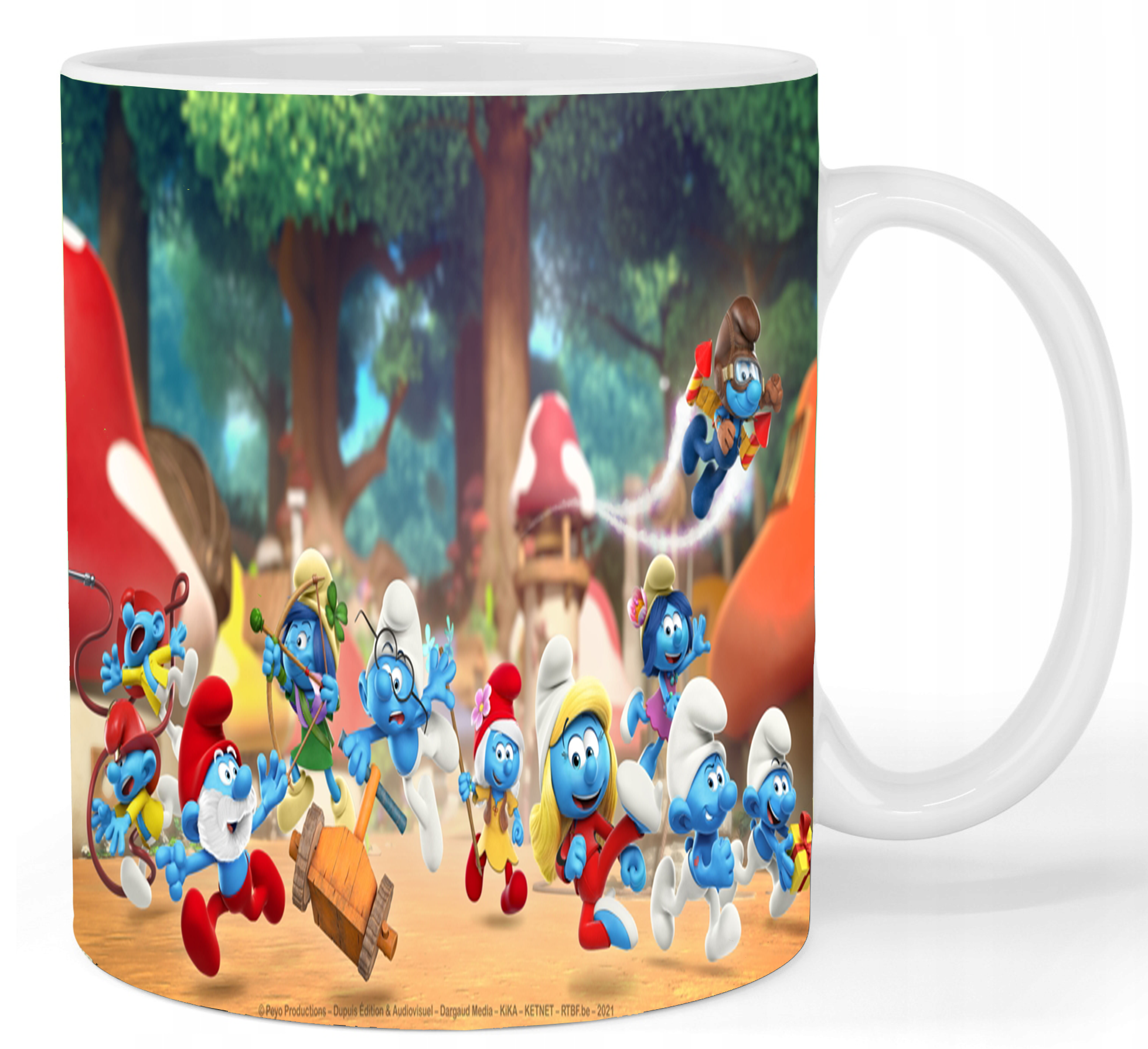 Kubek ceramiczny Smerfy - The Smurfs