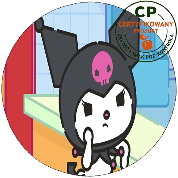 Opłatek na tort Kuromi