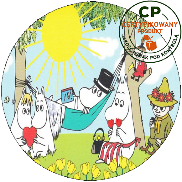 Opłatek waflowy na tort - Muminki