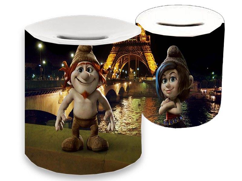 Skarbonka ceramiczna Smerfy