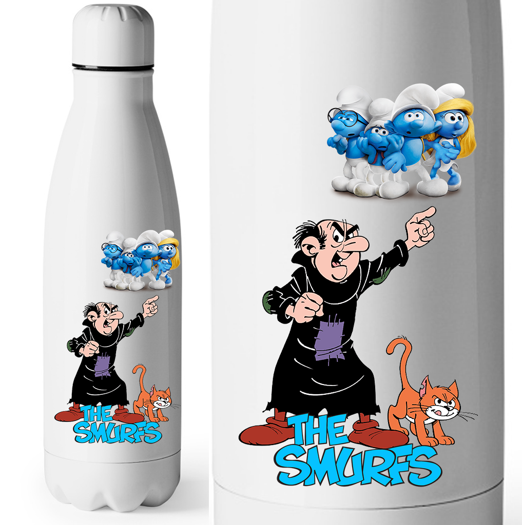Termos - Butelka Termiczna - Smerfy