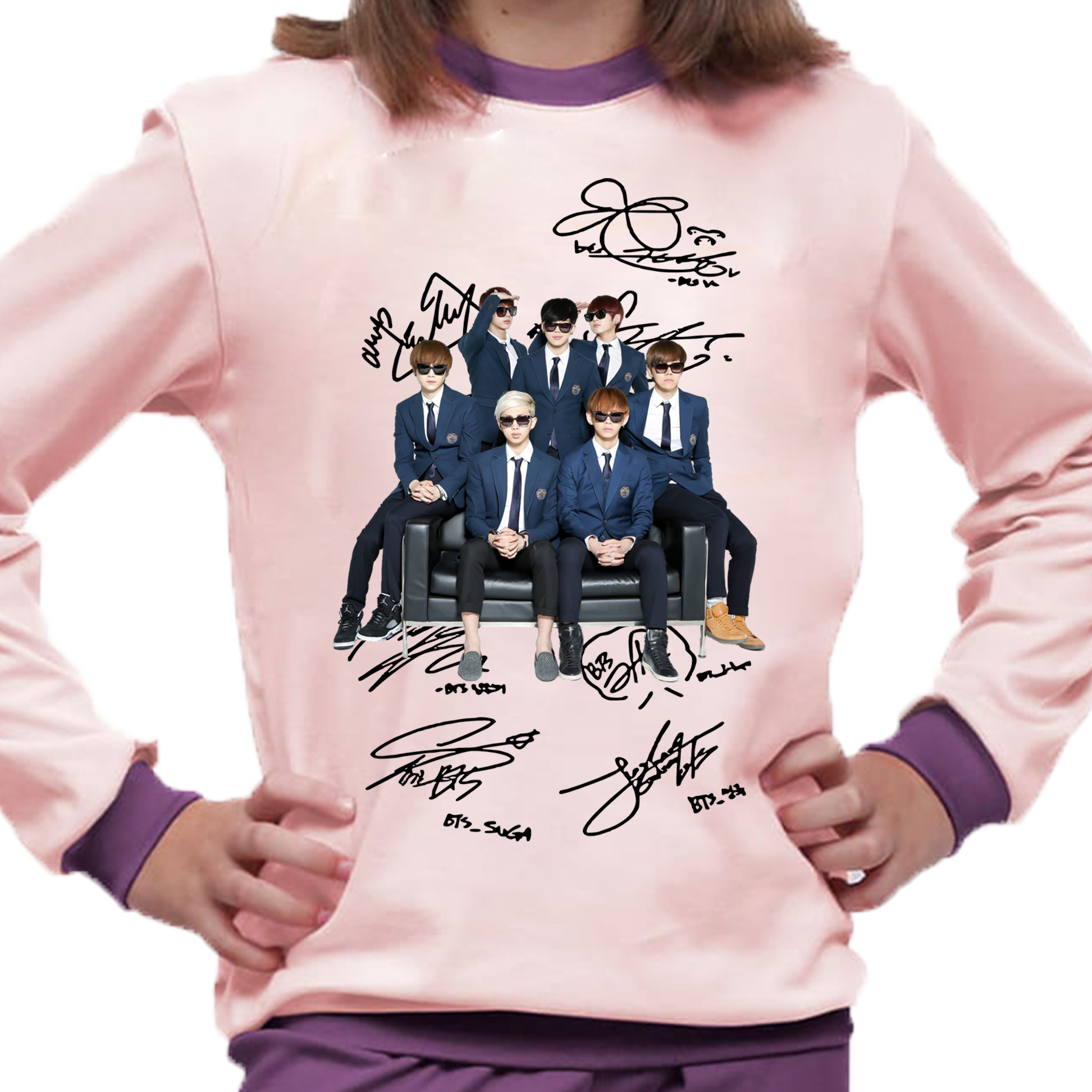 Piżama dziecięca BTS z autografami