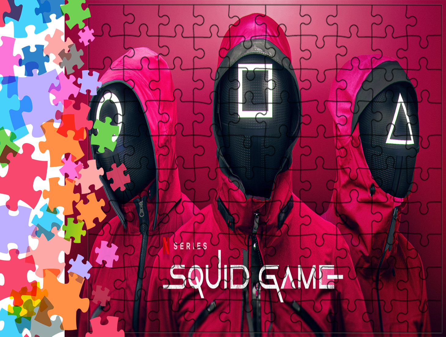 Puzzle tradycyjne - Squid Game