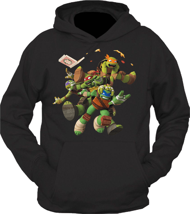 Bluza z kapturem Żółwie Ninja