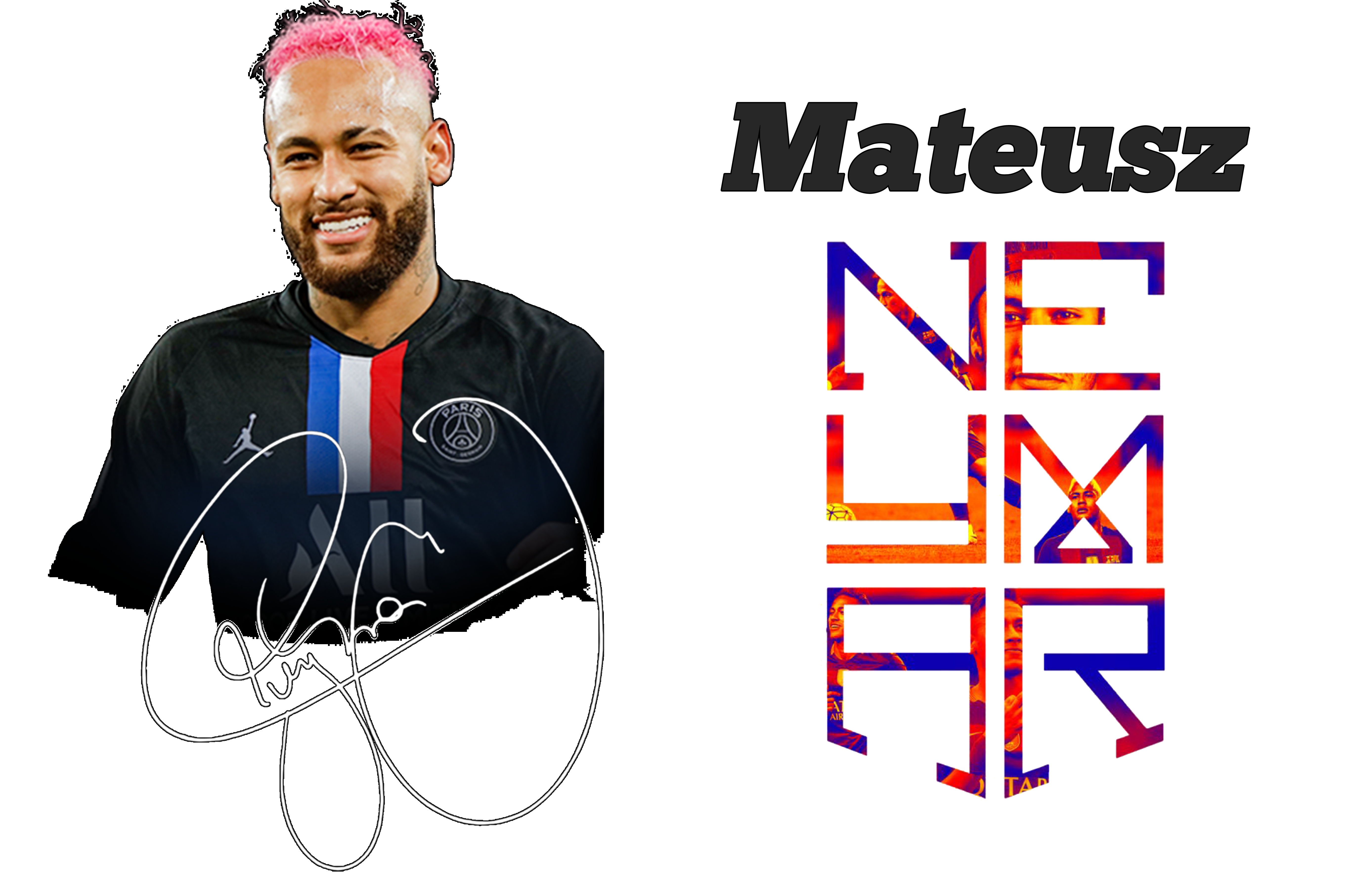 Bidon Neymar z autografem +imię
