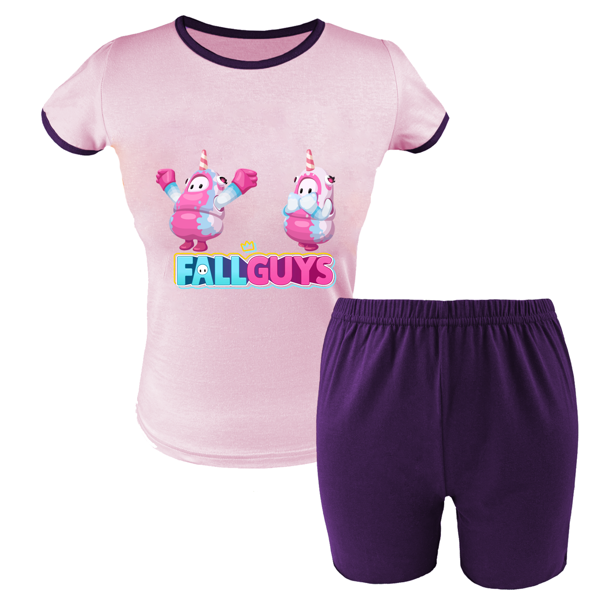 Krótka Piżama dziecięca Fall Guys