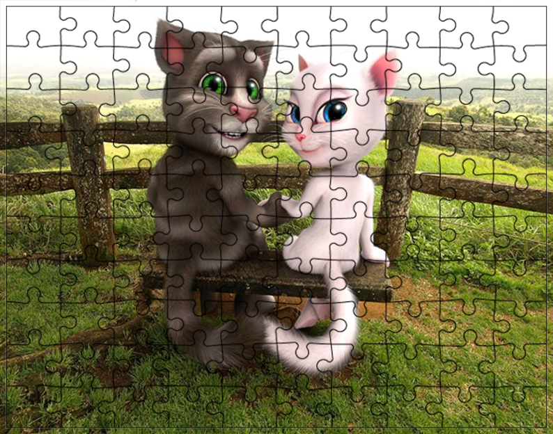 Puzzle Gadający Kot