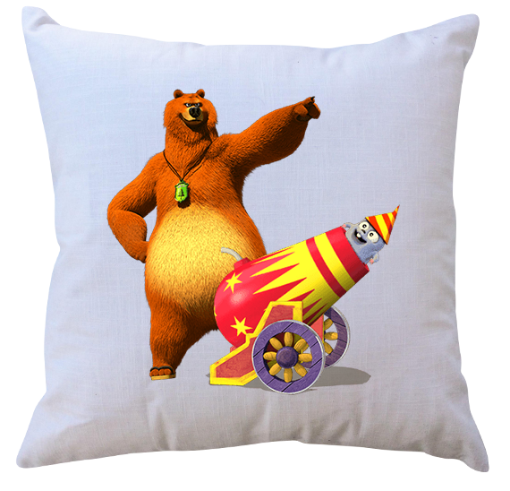 Poduszka Grizzy i Lemingi