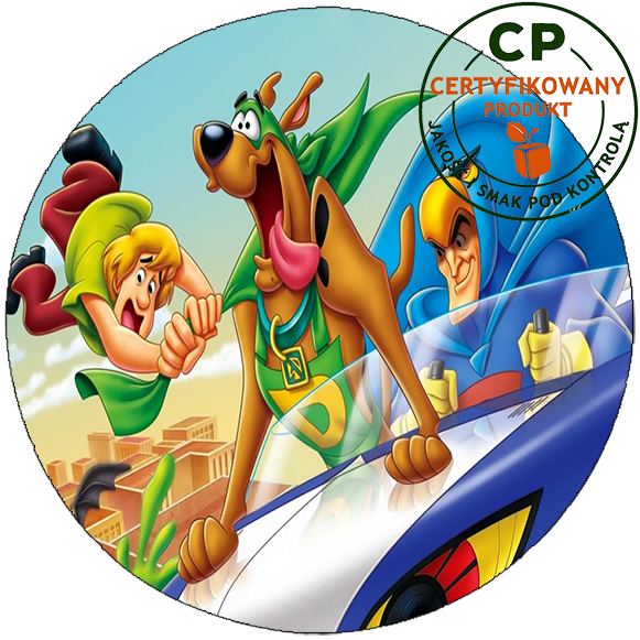 Opłatek na tort - Scoobie Doo