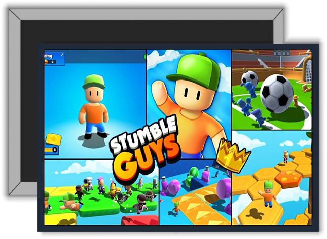 Magnes na lodówkę Stumble Guys