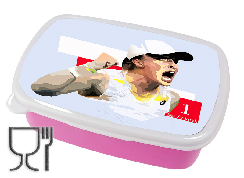 Pojemnik śniadaniowy - Lunchbox - Iga Świątek dla fana/fanki