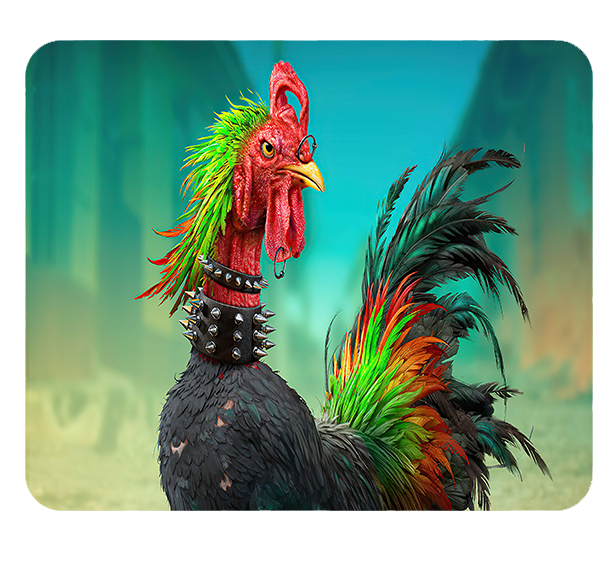 Podkładka pod myszkę Kury