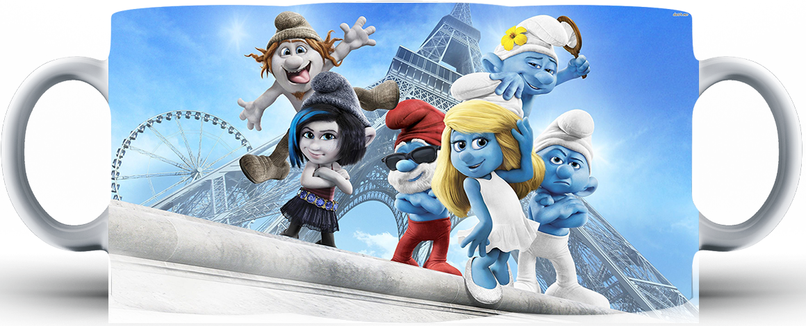 Kubek ceramiczny Smerfy - The Smurfs