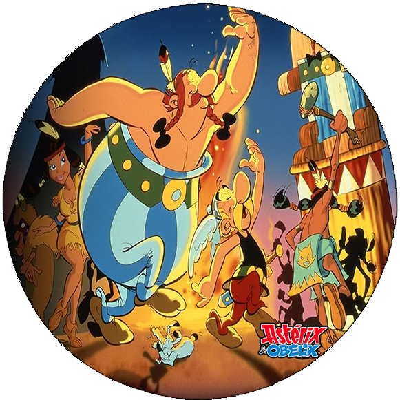 Opłatek waflowy na tort - ASTERIX & OBELIX