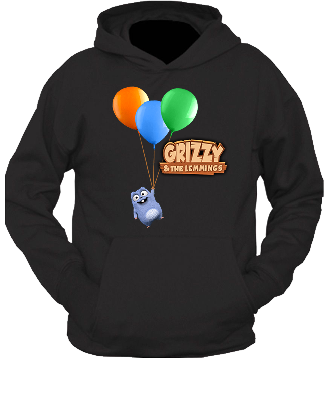 Bluza z kapturem Grizzy i Lemingi