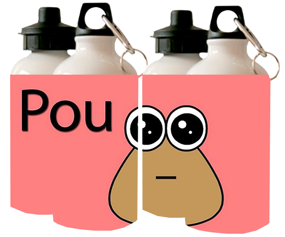 Bidon Sportowy Junior Pou - Gra Wideo