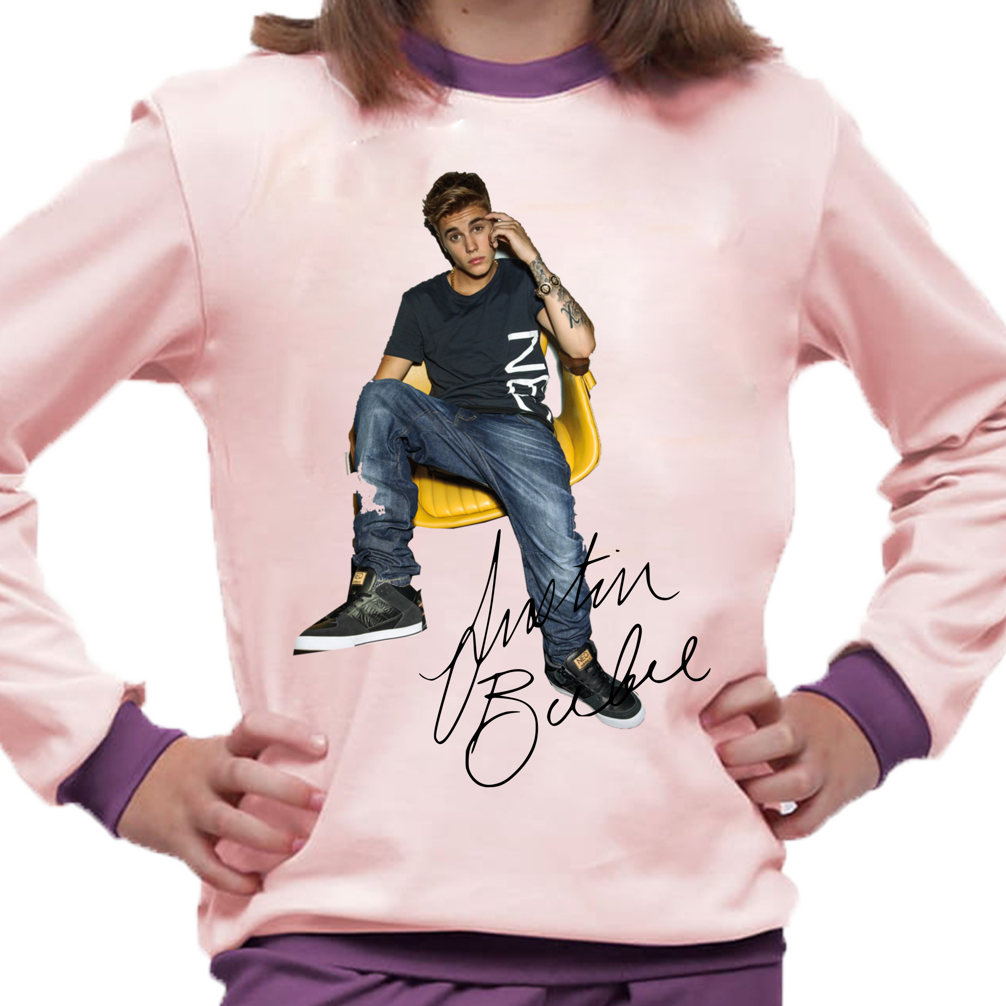 Piżama dziecięca Justin Bieber dla Fana z autografem