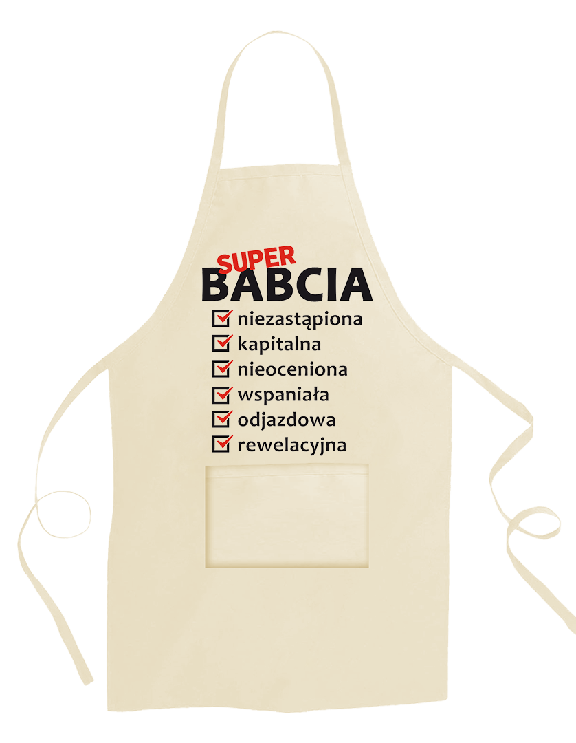 Fartuch Kuchenny Super babcia