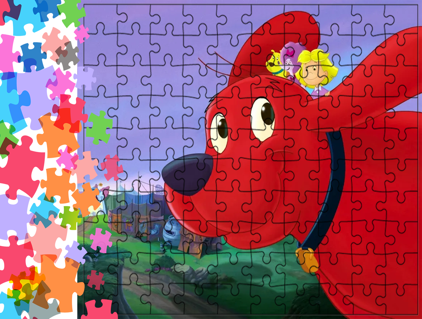 Puzzle tradycyjne - Clifford - Wielki Czerwony Pies