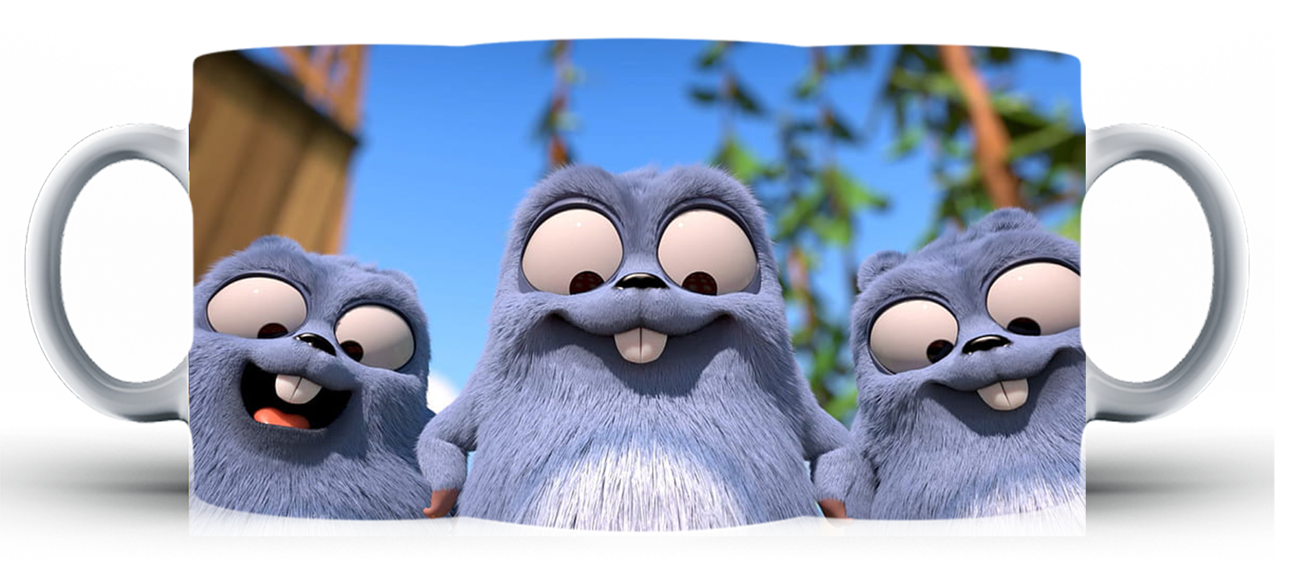 Kubek ceramiczny Grizzy i Lemingi