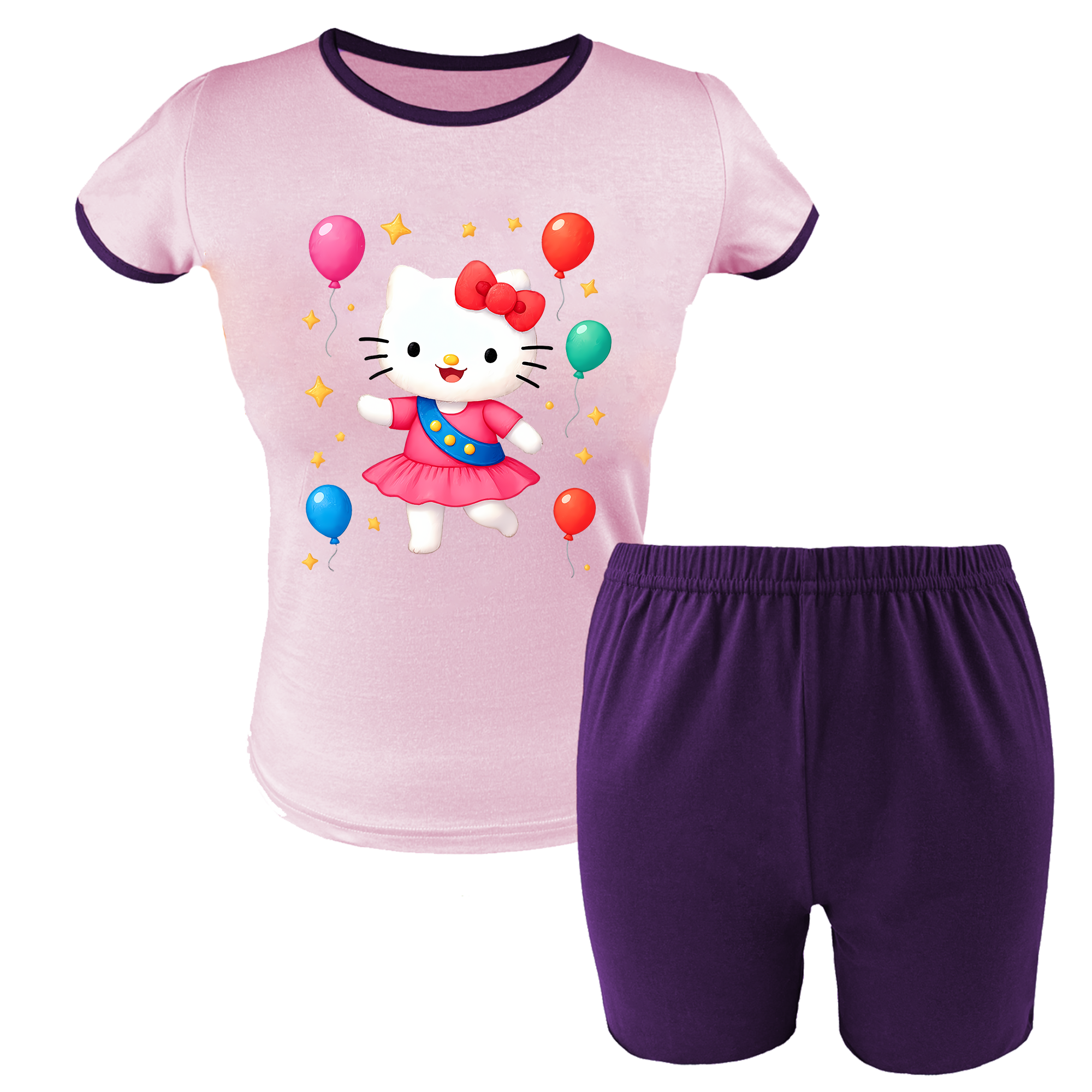 Krótka Piżama dziecięca Hello Kitty