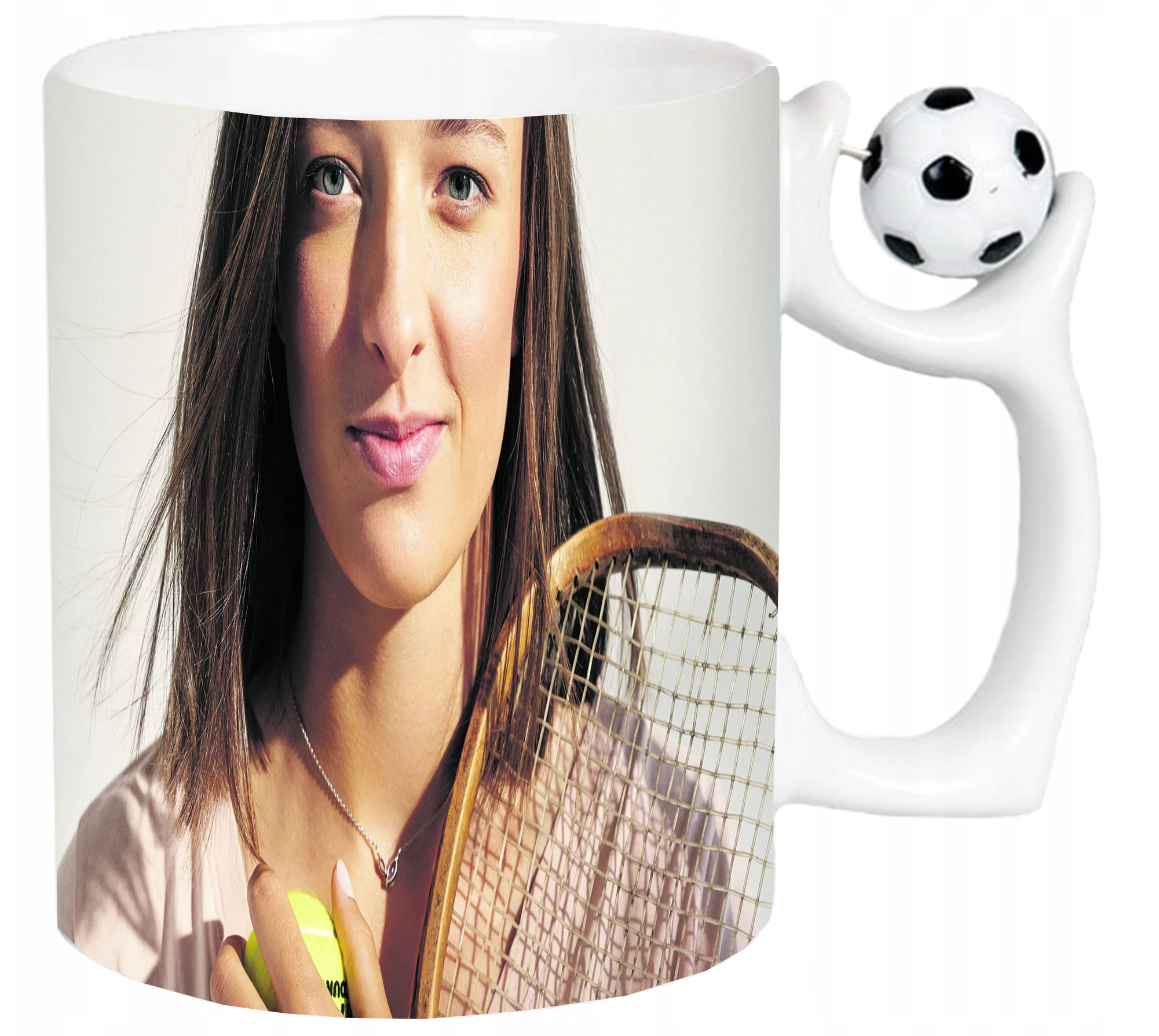 Kubek z uchwytem dla Fana Iga Świątek