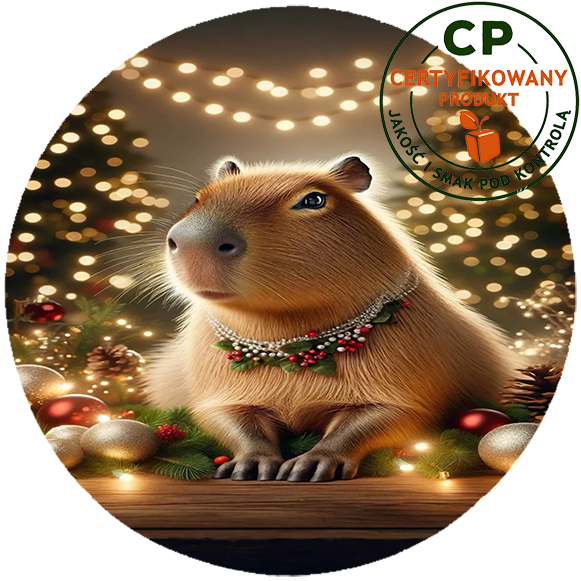 Opłatek waflowy na tort - Kapibara