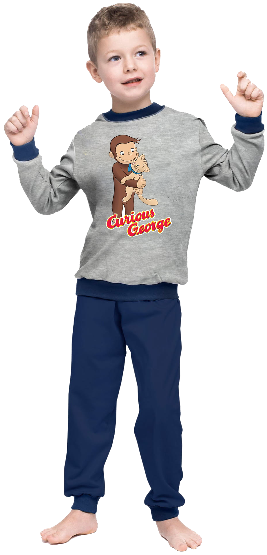 Piżama dziecięca Ciekawski George