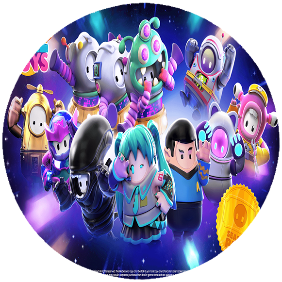 Podkładka pod myszkę Fall Guys