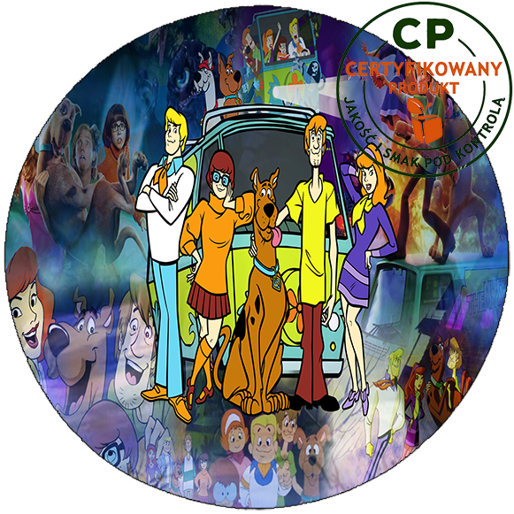 Opłatek na tort - Scoobie Doo