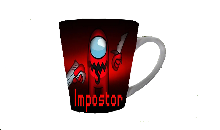 Kubek latte Among Us