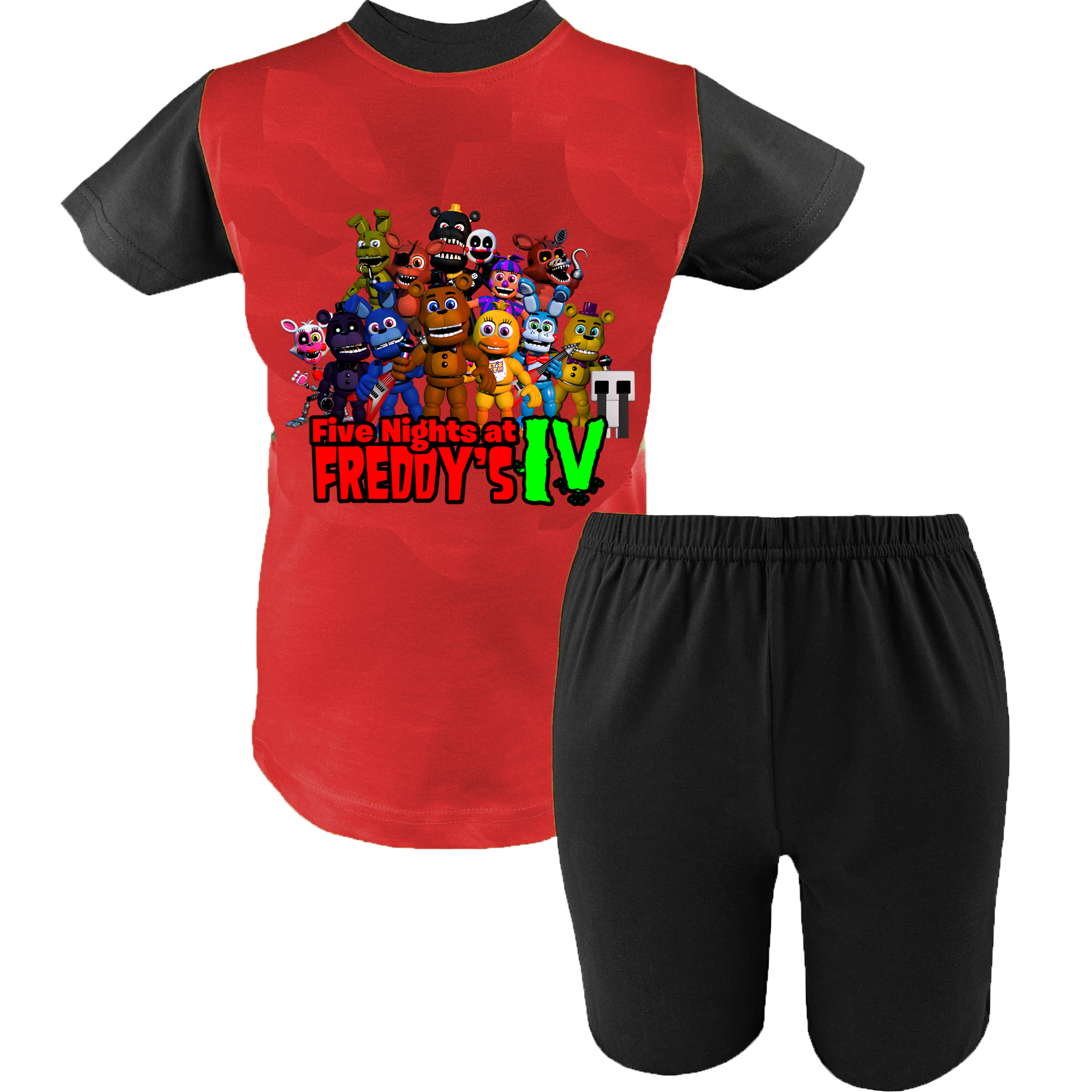 Krótka Piżama dziecięca FNAF (Five Nights at Freddy's)