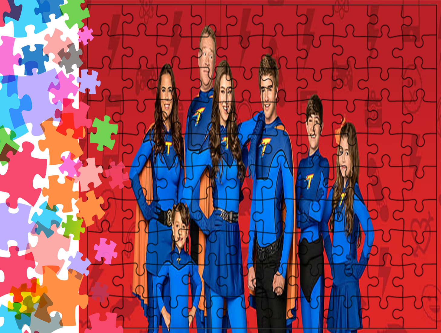 Puzzle tradycyjne - Grzmotomocni