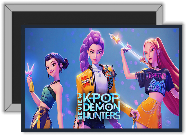 Magnes na lodówkę K-Pop Demon Hunters