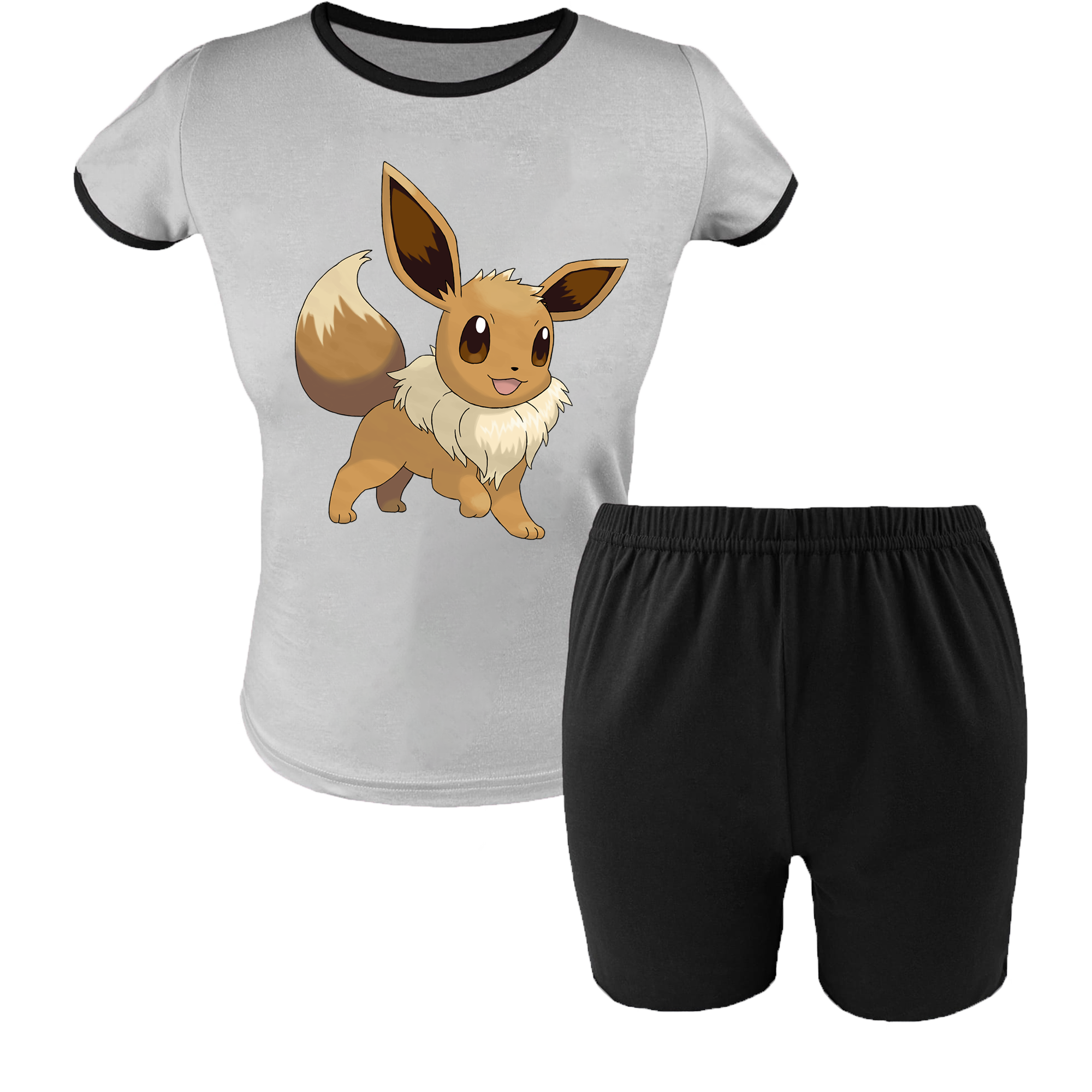 Krótka Piżama dziecięca Pokemon Eevee