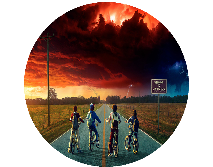 Opłatek na tort Stranger Things