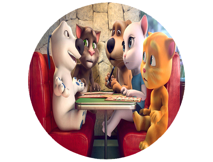 Opłatek na tort Gadający Kot