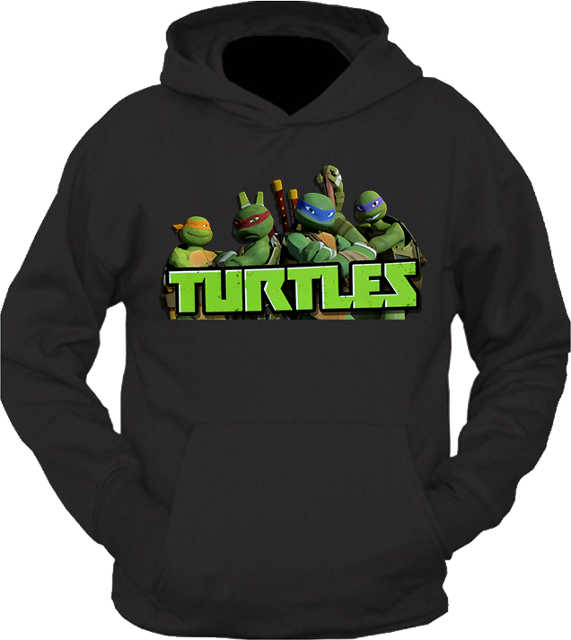 Bluza z kapturem Żółwie Ninja