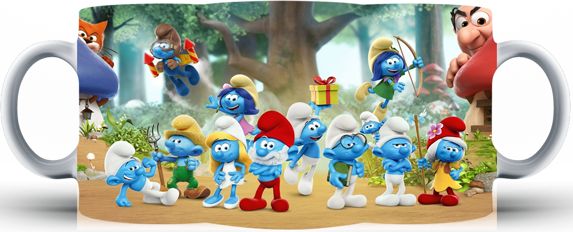 Kubek ceramiczny Smerfy - The Smurfs