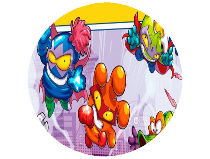 Opłatek na tort Super Zings